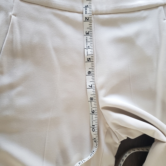 Turnover Cream Trousers - Picture 6 of 8